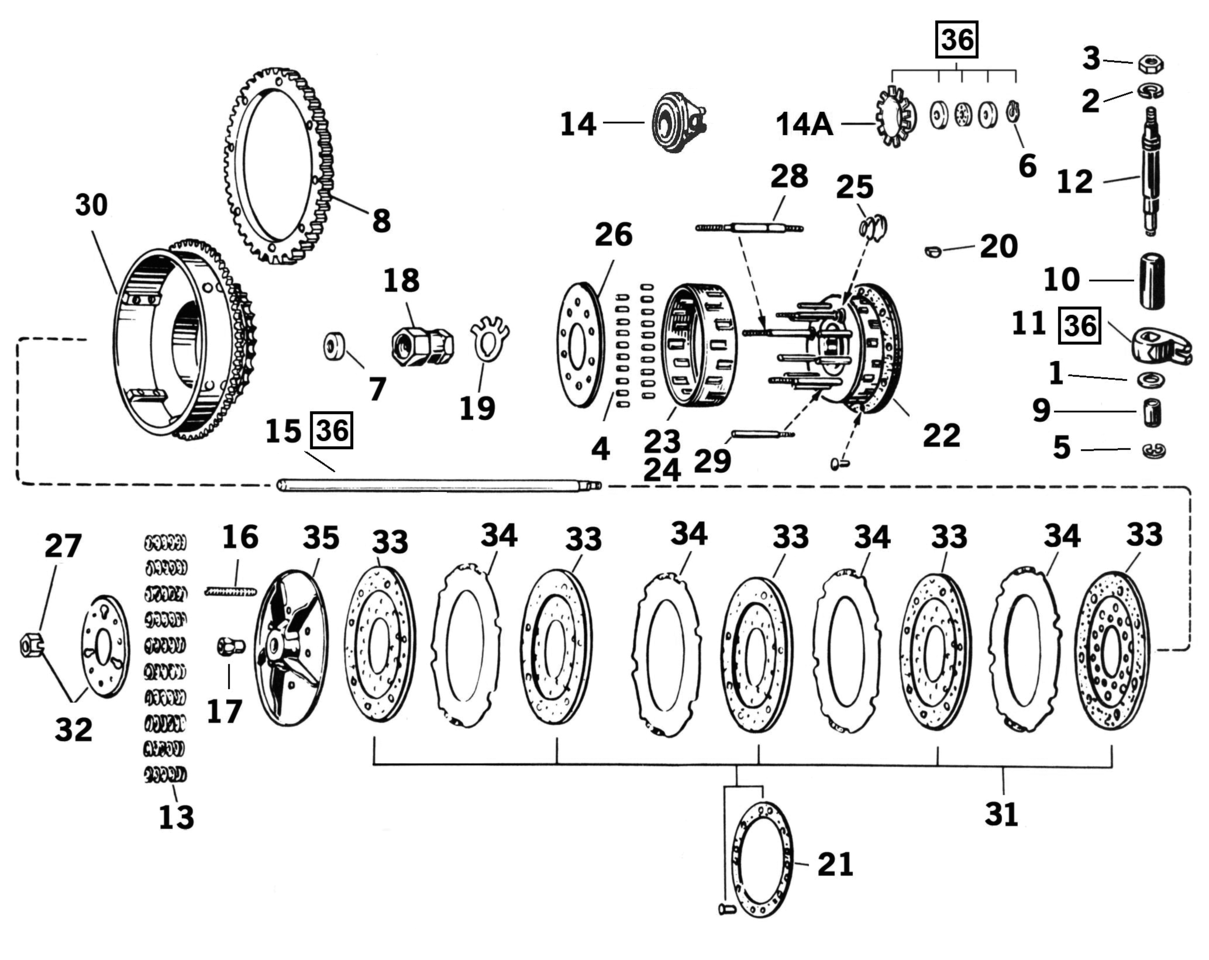 Clutch hub rollers BT37-84 +.0004 set/20